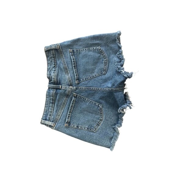 OLD NAVY Sky Hi A Line Denim Shorts Size 4 - Picture 4 of 6